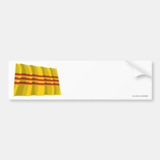Adesivo Para Carro Bandeira de ondulação sul de Vietnam