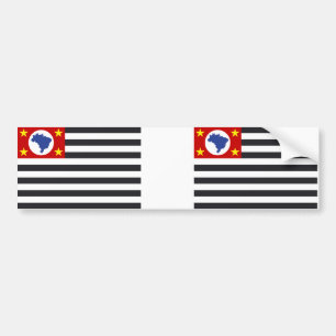 Adesivo Para Carro Bandeira de país Sao Paulo
