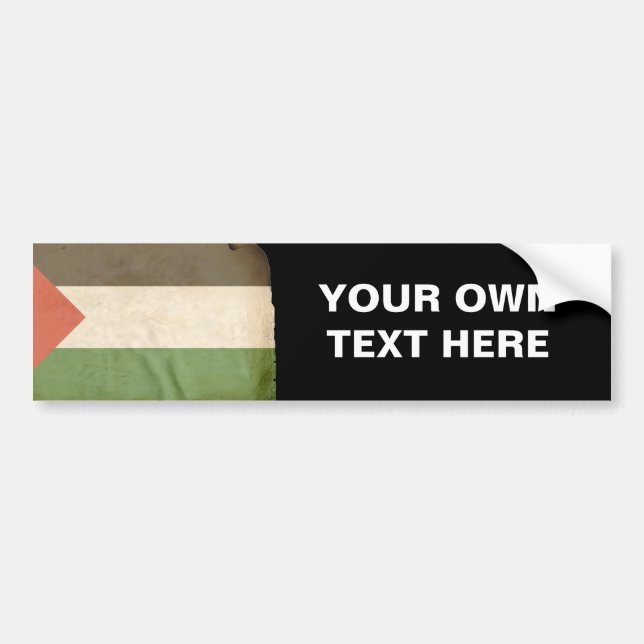 Adesivo Para Carro Bandeira de Palestina (Frente)