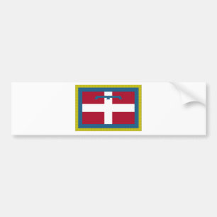 Adesivo Para Carro Bandeira de Piedmont (Italia)