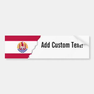 Adesivo Para Carro Bandeira de Polenysia do francês