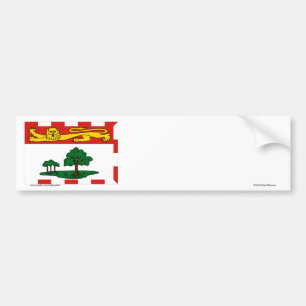 Adesivo Para Carro Bandeira de Prince Edward Island, Canadá