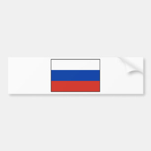 Adesivo Para Carro Bandeira de Rússia - ФлагРоссии - Тр