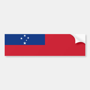 Adesivo Para Carro Bandeira de Samoa