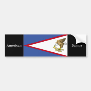 Adesivo Para Carro Bandeira de Samoa Americanas