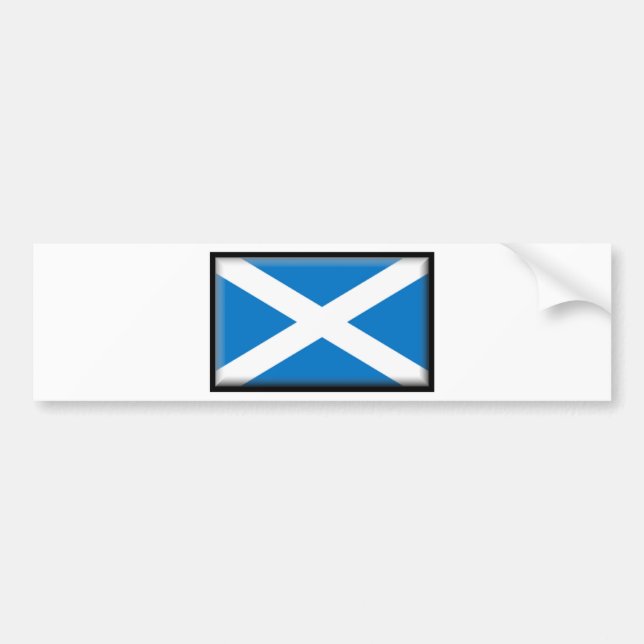 Adesivo Para Carro Bandeira de Scotland (Frente)