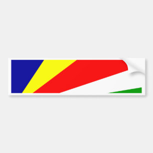 Adesivo Para Carro Bandeira de Seychelles