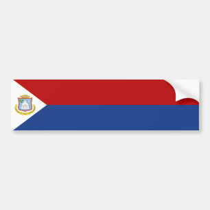 Adesivo Para Carro Bandeira de Sint Maarten