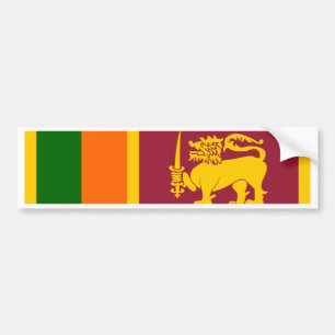 Adesivo Para Carro Bandeira de Sri Lanka