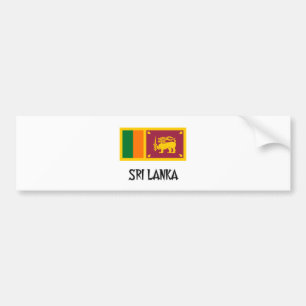 Adesivo Para Carro Bandeira de Sri Lanka