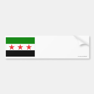 Adesivo Para Carro Bandeira de Syria (1932-1958 e 1961-1963)
