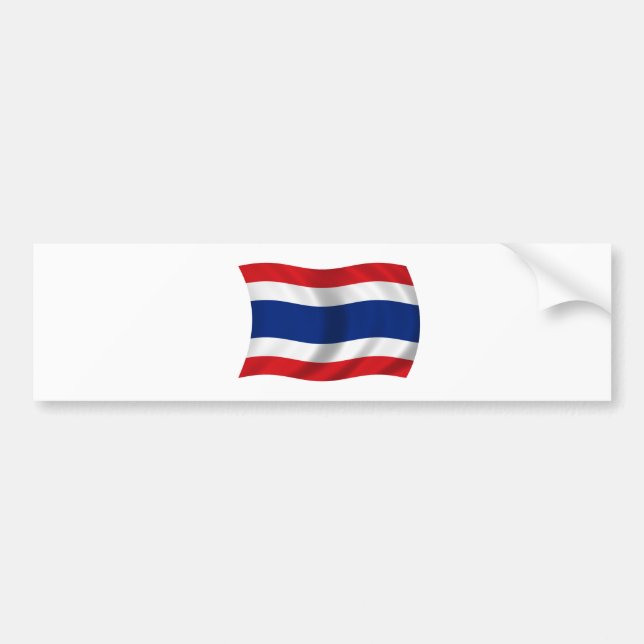 Adesivo Para Carro Bandeira de Tailândia (Frente)