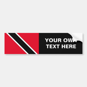 Adesivo Para Carro Bandeira de Trinidad and Tobago