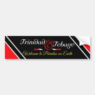 Adesivo Para Carro Bandeira de Trinidad e Tobago