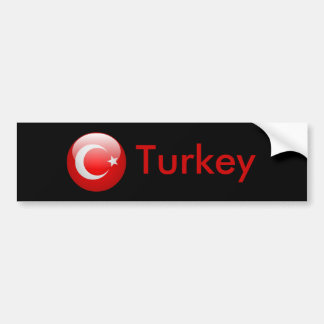 Adesivo Para Carro Bandeira de Turquia