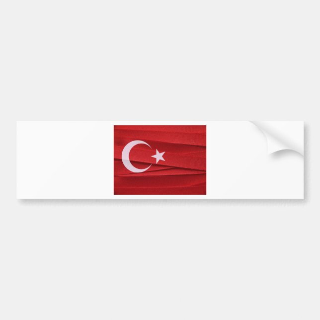 Adesivo Para Carro Bandeira de Turquia (Frente)