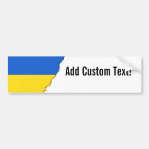 Adesivo Para Carro Bandeira de Ucrânia