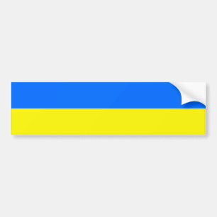 Adesivo Para Carro Bandeira de Ucrânia