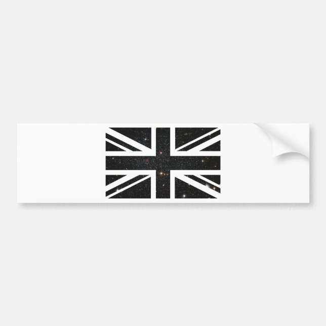 Adesivo Para Carro Bandeira de Union Jack Ingleses do universo (Reino (Frente)