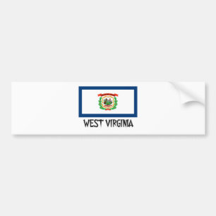 Adesivo Para Carro Bandeira de West Virginia