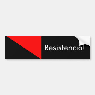 Adesivo Para Carro Bandeira do anarquista: Resistencia!