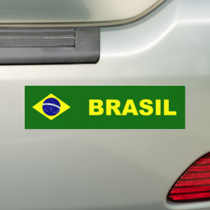 Adesivo Para Carro Bandeira do Brasil / Brasil