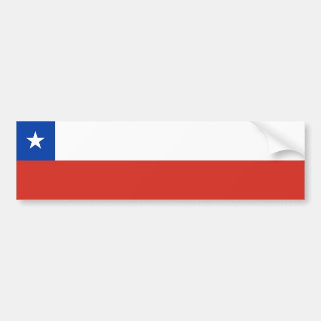 Adesivo Para Carro Bandeira do Chile (Frente)