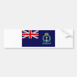 Adesivo Para Carro Bandeira do corpo do cadete do mar de Reino Unido