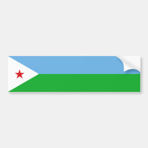 Adesivo Para Carro Bandeira do Djibuti