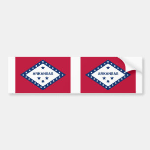 Adesivo Para Carro Bandeira do estado de Arkansas