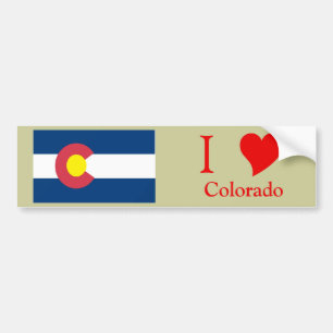 Adesivo Para Carro Bandeira do estado de Colorado