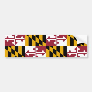 Adesivo Para Carro Bandeira do Estado de Maryland
