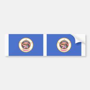 Adesivo Para Carro Bandeira do estado de Minnesota