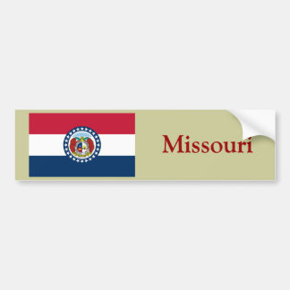 Adesivo Para Carro Bandeira do estado de Missouri