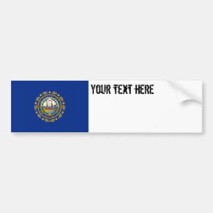 Adesivo Para Carro Bandeira do estado de New Hampshire