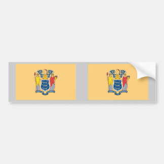 Adesivo Para Carro Bandeira do estado de New-jersey