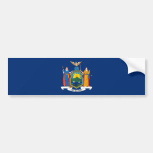 Adesivo Para Carro Bandeira do Estado de Nova Iorque