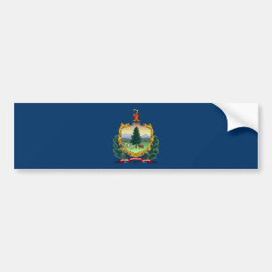 Adesivo Para Carro Bandeira do Estado de Vermont