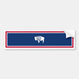 Adesivo Para Carro Bandeira do Estado de Wyoming