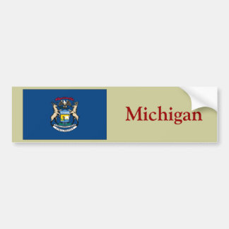 Adesivo Para Carro Bandeira do estado do Michigan