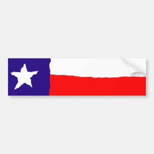 Adesivo Para Carro Bandeira do Estado do Texas pop Art