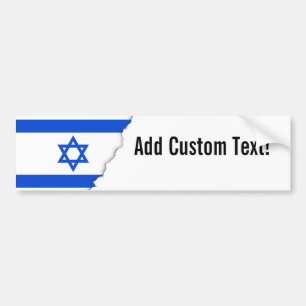Adesivo Para Carro Bandeira do israelita