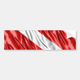 Adesivo Para Carro Bandeira do mergulhador