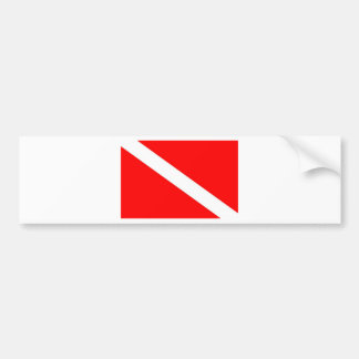 Adesivo Para Carro Bandeira do mergulho