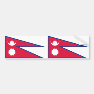 Adesivo Para Carro Bandeira do Nepal