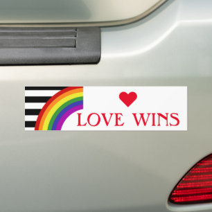 Adesivo Para Carro Bandeira do Orgulho Ali Arco-íris
