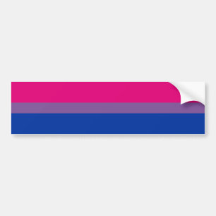 Adesivo Para Carro Bandeira do Orgulho Bissexual