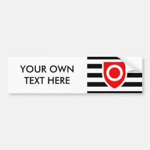 Adesivo Para Carro Bandeira do Orgulho da Propriedade