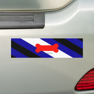 Adesivo Para Carro Bandeira do orgulho do brincar de cachorrinho da S