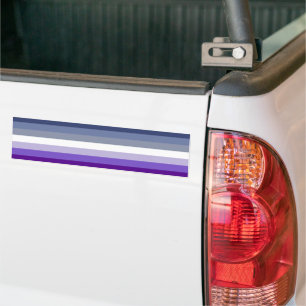 Adesivo Para Carro Bandeira do Orgulho Lésbico Butch